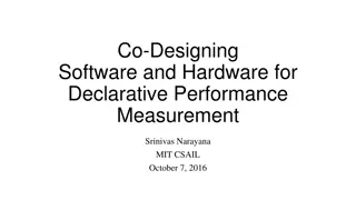 Enhancing Network Performance Monitoring with Co-Design Software and Hardware