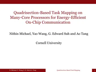 Efficient Task Mapping on Many-Core Processors