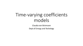 Time-Varying Coefficients in Statistical Modeling