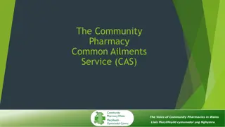 Community Pharmacy Common Ailments Service (CAS) in Wales