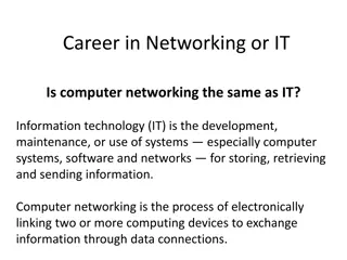 Networking Career Insights and Opportunities