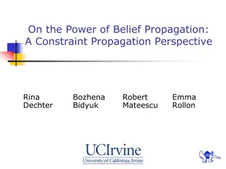 Belief Propagation from a Constraint Perspective