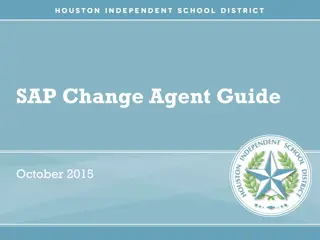 Guide to Becoming a Great Change Agent in SAP October 2015