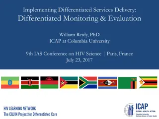 Implementing Differentiated Services Delivery Monitoring & Evaluation