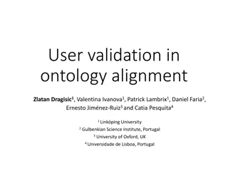 User Validation in Ontology Alignment: Challenges and Solutions