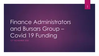 Accountability and Monitoring of Covid-19 Funding for Schools