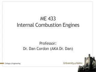 Internal Combustion Engines and Cylinder Arrangements