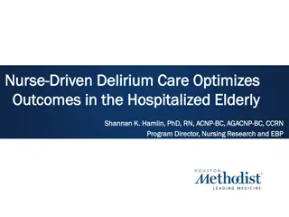 Optimizing Delirium Care for Elderly Patients in Hospitals