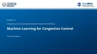 Machine Learning for Sender-Side Congestion Control on Communication Networks