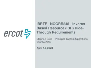 ERCOT Inverter-Based Resource Ride-Through Requirements Overview