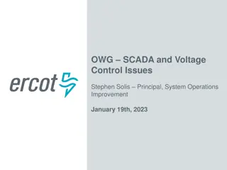 Resolving SCADA and Voltage Control Issues in System Operations