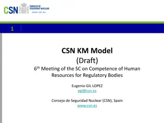 Knowledge Management Model for Regulatory Bodies - CSN Spain