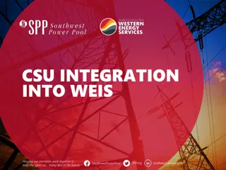 CSU Integration into WEIS: Supporting Energy Collaboration