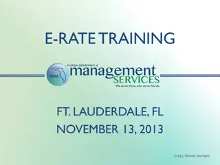 The E-Rate Program for Schools and Libraries