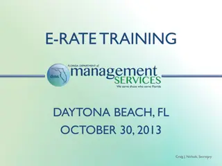 E-Rate Program and Funding in Florida