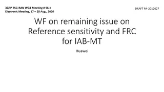 Remaining Issue on Reference Sensitivity and FRC for IAB-MT by Huawei