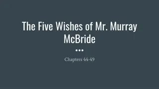 Key Moments in Chapters 44-49 of The Five Wishes of Mr. Murray McBride
