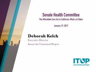 California's Healthcare Landscape Before the ACA