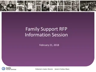Seattle Family Support RFP Information Session Details