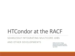 Integrating Multicore Jobs with HTCondor at RACF