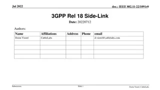 Evolution of NR Sidelink Communication