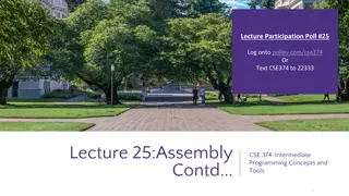 Intermediate Programming Concepts and Tools: Assembly Basics Explained
