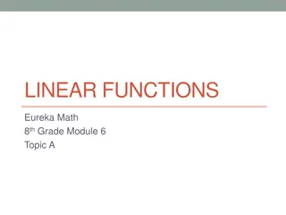 Linear Functions in 8th Grade Math Module 6
