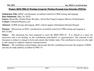 Unified Control for UWB Sensing and Ranging in IEEE 802.15.4ab