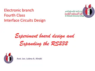 Designing Electronic Interface Circuits with RS232 Integration