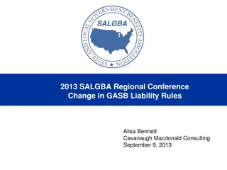 GASB Standards and Pension Principles