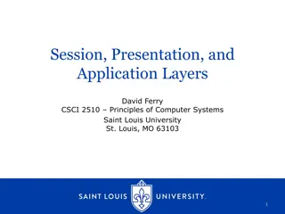 Session, Presentation, and Application Layers in Computer Systems
