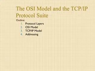 OSI Model and TCP/IP Suite Layers