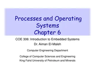 Embedded Systems: Processes and Operating Systems Overview