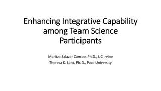 Enhancing Integrative Capability in Team Science Participants: Strategies and Impacts