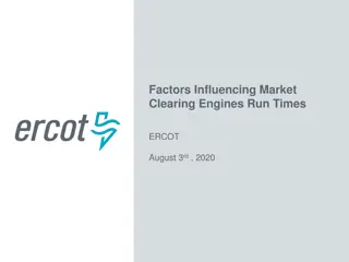 Optimizing Market Clearing Engines: Factors and Impacts