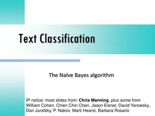 Introduction to Text Classification Using Naive Bayes Algorithm