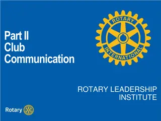 Effective Strategies for Volunteer Communication in Rotary Leadership
