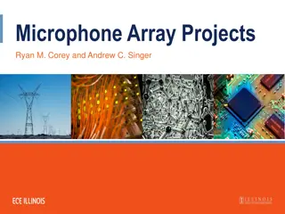 Innovative Microphone Array Projects for Sound Processing and Spatial Recognition