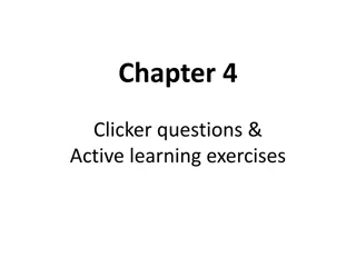Nutrition Education: Chapter 4 Clicker Questions and Active Learning Exercises