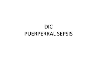 Puerperal Sepsis and DIC Pathology