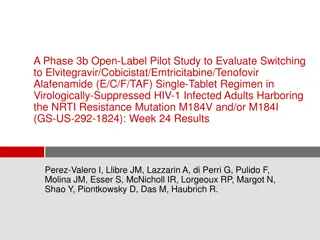Pilot Study on Switching HIV-1 Treatment Regimen to E/C/F/TAF