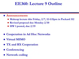 Cooperation in Wireless Networks: Virtual MIMO, Routing, and Channel Optimization