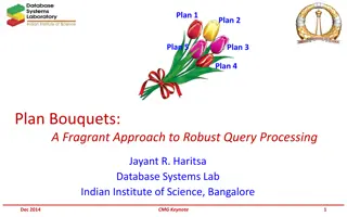 Efficient Query Processing Techniques in Database Systems