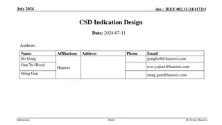 IEEE 802.11-24/1172r1 CSD Design Proposal for Improved Wireless Communication