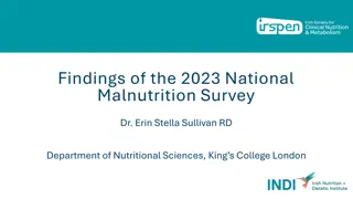 National Malnutrition Survey 2023 Findings by Dr. Erin Stella Sullivan