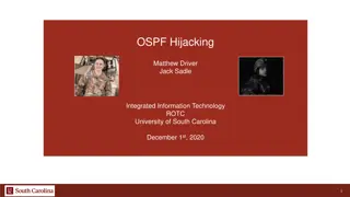 Mitigating OSPF Hijacking in Computer Networks