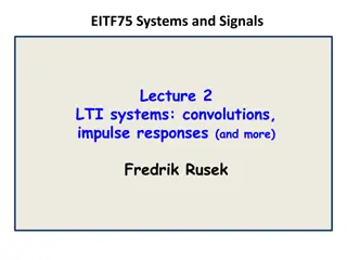 LTI Systems and Signals