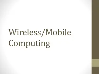 Wireless and Mobile Computing Technologies