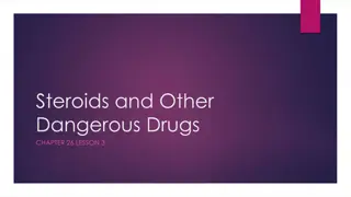 Dangers of Anabolic Steroids, Cannabis Derivatives, Inhalants & Designer Drugs