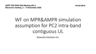 Waveform and Allocation Analysis for UL Band in 3GPP Meeting #97-e